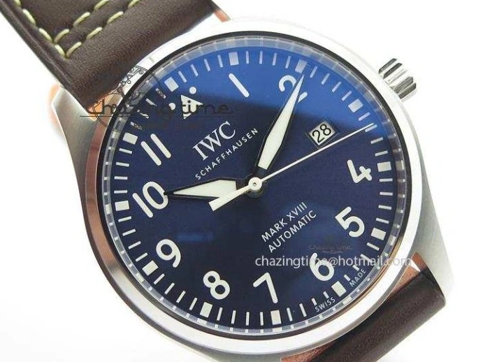 MIROTIME 0320 Mark XVIII Le Petit Prince IW327004 SS Mk Maker Best Edition Blue Dial On Brown Leather Strap A TimelessDesign 7296